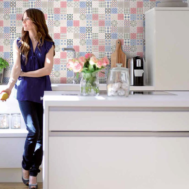 Patchwork Grande Kaleidoskop An Farben Und Mustern